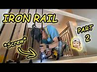 Video thumbnail for Installing Handrail with Iron Balusters: Baluster Layout, *MY SCREW* Install Technique Pt. 2