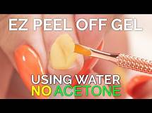 Video thumbnail for Remove Gel Polish from Natural Nails with Water! No Acetone EZ Peel Off Gel Polish