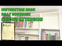 Video thumbnail for HOW TO assemble the Billy bookcase HEIGHT EXTENSION.
