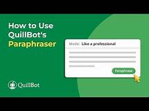 Video thumbnail for Learn how to use QuillBot's free paraphrasing AI — demo and tutorial