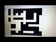 Video thumbnail for HOW TO: Make a Crossword Puzzle in MS Excel