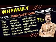 Video thumbnail for Wh Family Words Practice in 30 Min | How to Ask Questions | English Speaking Practice