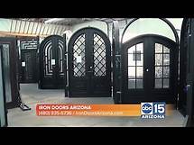Video thumbnail for Iron Doors Arizona explains benefits and beauty of a handcrafted iron door