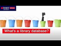 Video thumbnail for What's a library database?