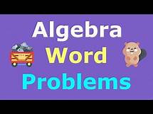 Video thumbnail for How to Solve Algebra Word Problems Full Course