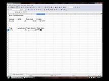 Video thumbnail for How to Make a Fuel Cost Calculator Excel/OpenOffice Calc
