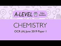 Video thumbnail for Chemistry A-level - June 2019 Paper 1 | PMT Education