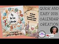 Video thumbnail for Quick and Easy 2025 Calendar Creation