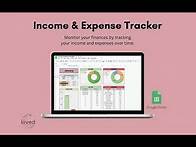 Video thumbnail for Income & Expense Tracker | Template Tutorial