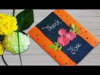 Video thumbnail for Thank you card ideas / Beautiful handmade card for your Friend