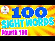 Video thumbnail for SIGHT WORDS for Kids | 100 Common High Frequency Words