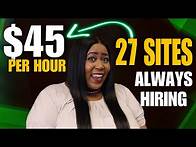 Video thumbnail for 27 Worldwide Work From Home Remote Online Jobs That Will Hire You ASAP