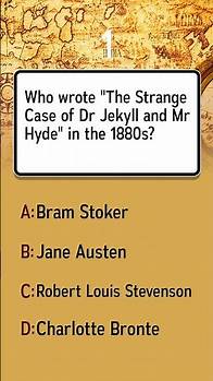 Video thumbnail for In the 1880s, who authored The Strange Case of Dr Jekyll and Mr Hyde?
