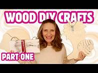 Video thumbnail for Make DIY Wood Crafts for your HOME DECOR using Dollar Tree, Walmart and Hobby Lobby supplies!