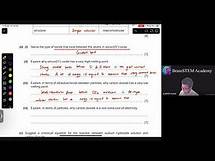Video thumbnail for Cambridge IGCSE Chemistry Paper 4 [Feb/Mar 2016] Solved with detailed explanations [0620/42/F/M/16]