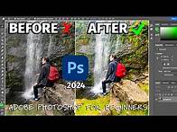 Video thumbnail for How to Edit Photos Easily in Adobe Photoshop 2024 as a Beginner | Adobe Photoshop CC 2024 Tutorial