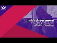 Video thumbnail for AQA Inside Assessment principles video 1 Principles of Assessment