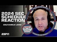 Video thumbnail for 2024 SEC schedule reaction for Oklahoma, Texas, Georgia, Alabama & more | Always College Football