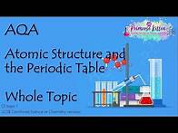 Video thumbnail for The Whole of AQA - ATOMIC STRUCTURE. GCSE 9-1 Chemistry or Combined Science Revision Topic 1 for C1