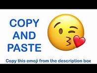 Video thumbnail for Face Blowing a Kiss EMOJI ( APPLE ) - COPY and PASTE EMOJIS 😘