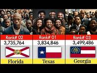 Video thumbnail for Black Population By U.S States 2025 | Black people in U.S States