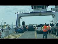 Video thumbnail for Driving On A Ferry To Get On Port Aransas Beach In Texas