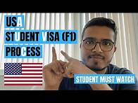 Video thumbnail for USA F1 Student Visa Process Explained | Hindi | Krunal Patel Vlogs