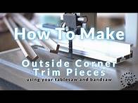 Video thumbnail for How to Make Your Own Outside Corner Trim