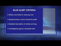 Video thumbnail for What is a Blue Alert in Texas?