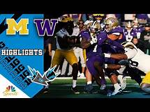 Video thumbnail for Michigan Wolverines vs. Washington Huskies | COLLEGE FOOTBALL HIGHLIGHTS | 10/5/24 | NBC Sports