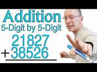 Video thumbnail for 5 Digit Addition with Regrouping | Learning Fun Show