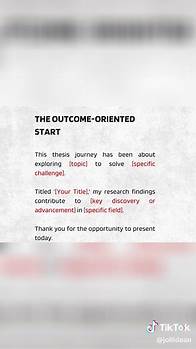 Video thumbnail for Thesis Defense Tips for Success in Presentations