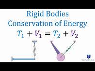Video thumbnail for Rigid Bodies Conservation of Energy Dynamics (Learn to solve any question)