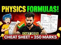 Video thumbnail for CUET 2025 Physics Most Important Formulas 🤯 | 1 Video = Full Revision!
