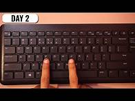 Video thumbnail for English Typing Course- DAY 2 | Free Typing Lessons | Touch Typing Course | Tech Avi