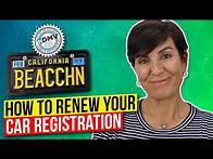 Video thumbnail for How To Re-Register Your Car with the DMV