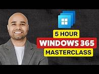 Video thumbnail for Windows 365 Masterclass | Beginner-Friendly Demos & Walkthroughs