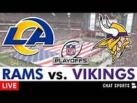 Video thumbnail for Rams vs. Vikings Live Streaming Scoreboard, Free Play-By-Play & Highlights | NFL Playoffs