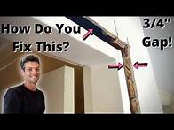 Video thumbnail for Door Trim Installation when wall sticks out too far!!!