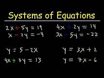 Video thumbnail for Solving Systems of Equations By Elimination & Substitution With 2 Variables
