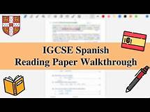 Video thumbnail for GCSE Spanish Reading Paper Walkthrough (tips to get full marks!)