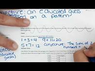 Video thumbnail for High School Geometry Lesson 3-1: Conjectures and Counterexamples