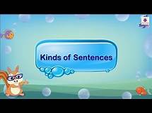 Video thumbnail for Kinds Of Sentences | English Grammar & Composition Grade 3 | Periwinkle