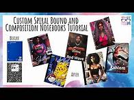 Video thumbnail for Let's Create Custom Notebooks with PNG, SVG & Canva Templates, Composition & Spiral Bound Books