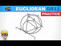 Video thumbnail for Circle Geometry Grade 11 : Practice
