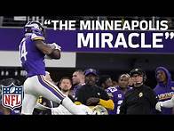 Video thumbnail for Home Radio Broadcasters Freak Out on Stefon Diggs Walk-Off Minneapolis Miracle TD! | NFL Highlights