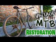 Video thumbnail for Vintage Mountain Bike Restoration | Hunter Focus 1987 |