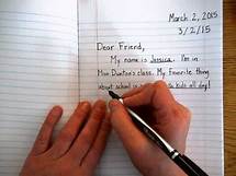 Video thumbnail for How to write a Friendly Letter