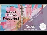 Video thumbnail for Free Printable Planner Pages | Happy Planner Tutorial Monthly Calendar | Custom Planner Pages