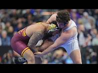 Video thumbnail for Gable Steveson 2025 NCAA Quarterfinals Highlights